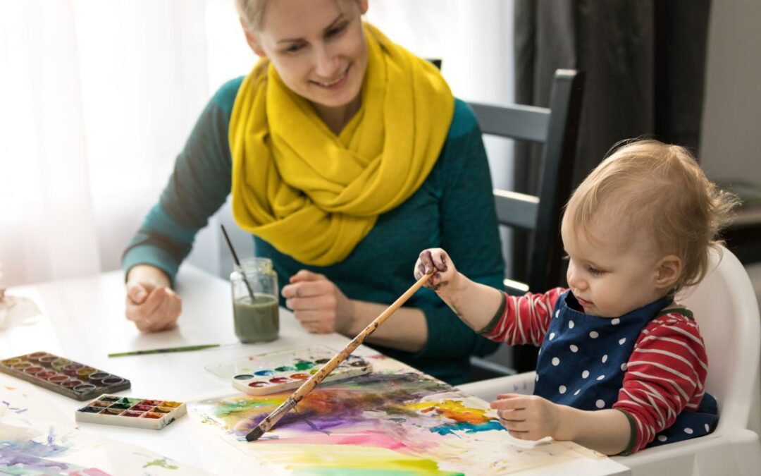 In welchem Alter malt dein Kind was
